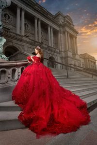 Red Lace Dress 