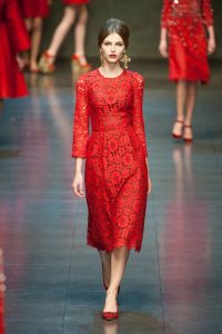 Red Lace Dress