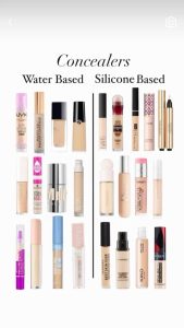 water-based concealers