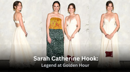 Saks, Sunset & Sarah Catherine Hook—A Look That Shut It Down