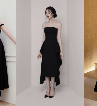 black dress