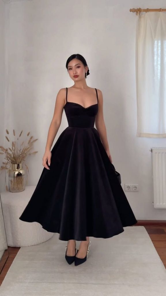 black dress
