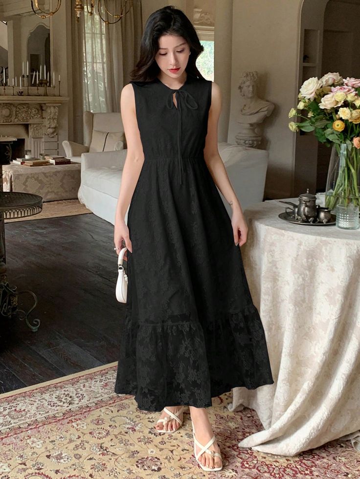 black summer dress
