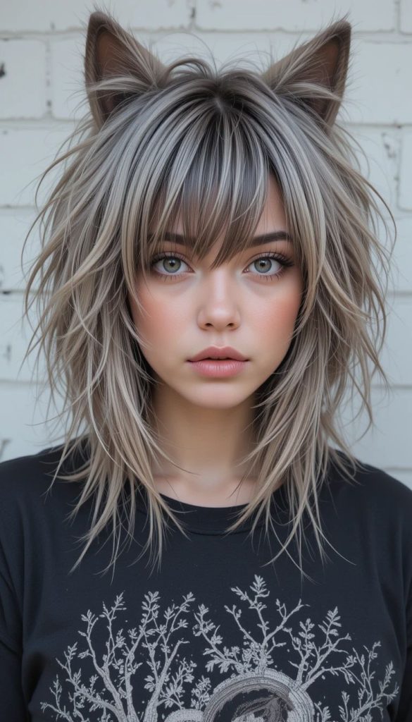 wolf cut