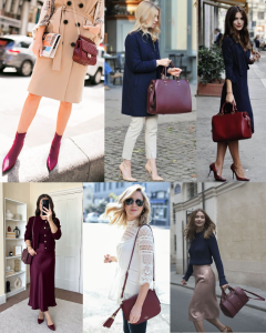 Burgundy Bags