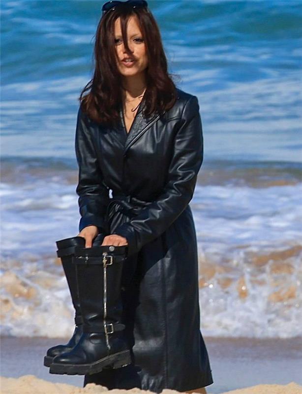 Jenna Ortega at beach